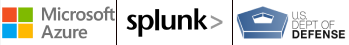 Microsoft Azure, Splunk, US Department of Defense