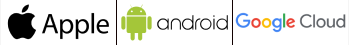 Apple, Android, Google Cloud