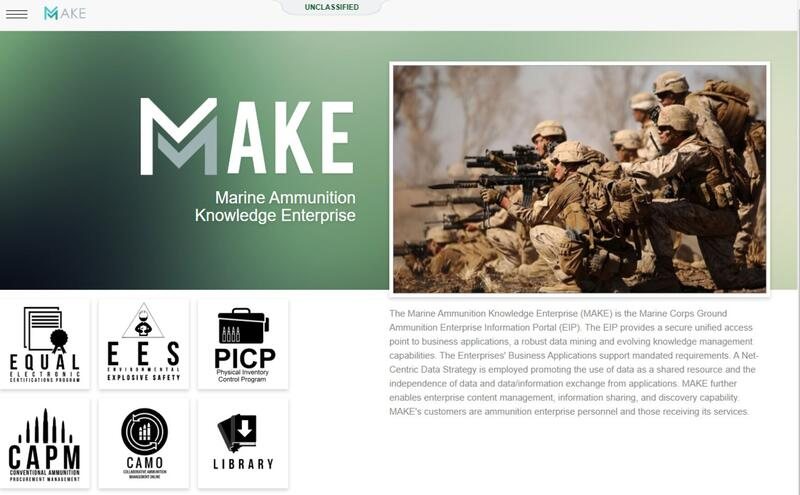 Marine Corps MAKE homepage